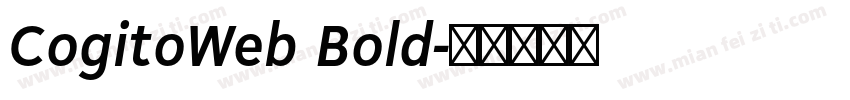 CogitoWeb Bold字体转换
